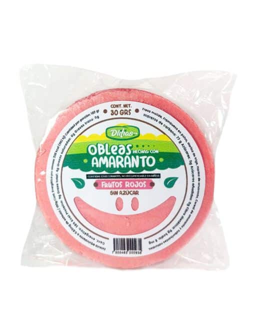 Obleas sabor Frutos Rojos