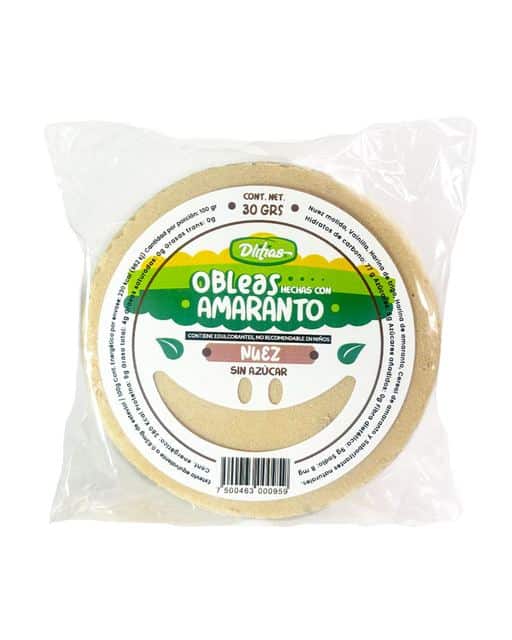 Obleas sabor Nuez
